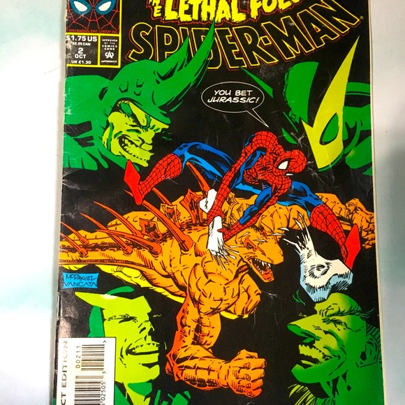 SPIDER-MAN VTG 90s MARVEL COMICS BOOK BUNDLE OF 2 - Picture 3 of 16